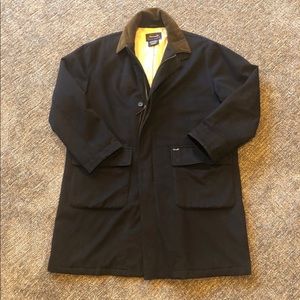 Faconnable men’s Storm System Overcoat